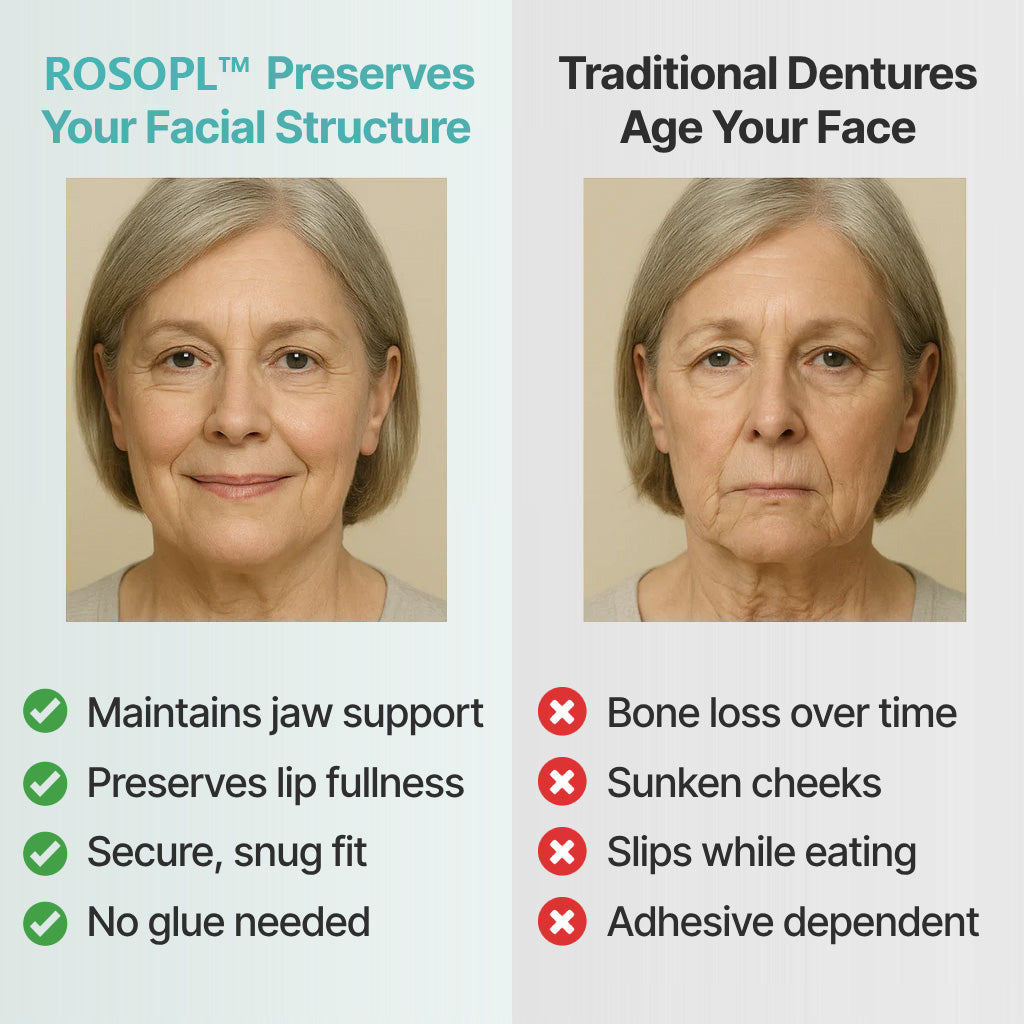 🔥Ends Today: 70% OFF!🦷DarkFairy™ Custom-Fit Full Functional Dentures Make you more confident