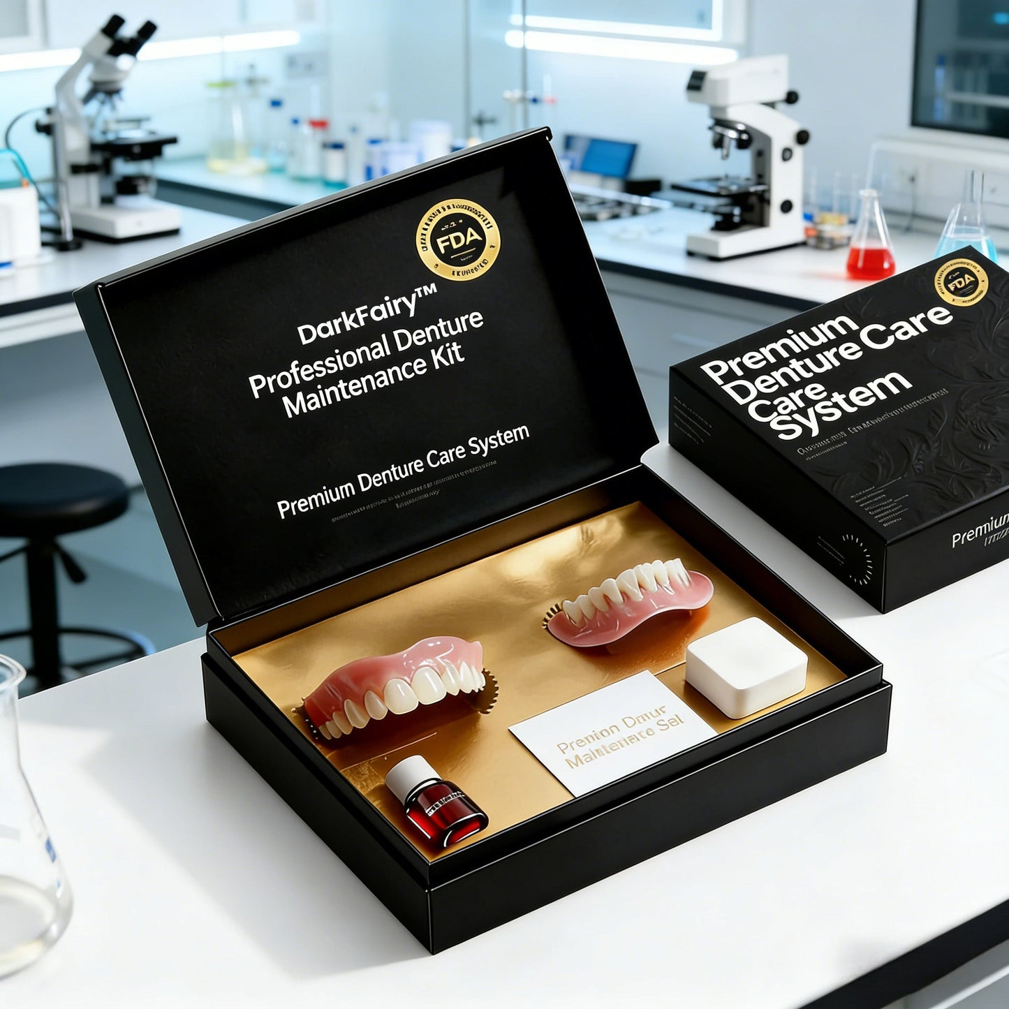 🔥Ends Today: 70% OFF!🦷DarkFairy™ Custom-Fit Full Functional Dentures Make you more confident