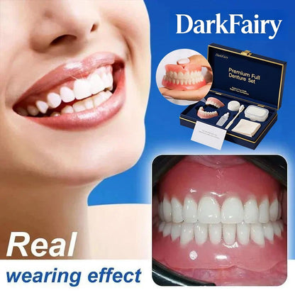 Ends Today: 70% OFF! ⏰DarkFairy™ Medical Full Denture with Strong Suctiond🦷Obtain American Dental Association (ADA) Certification