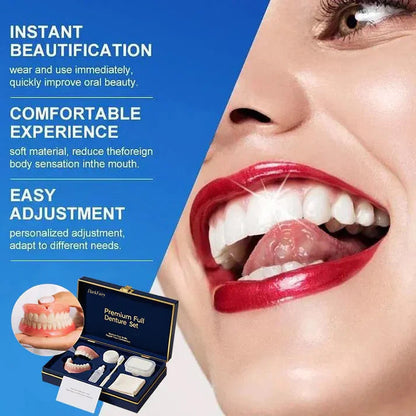 Ends Today: 70% OFF! ⏰DarkFairy™ Medical Full Denture with Strong Suctiond🦷Obtain American Dental Association (ADA) Certification