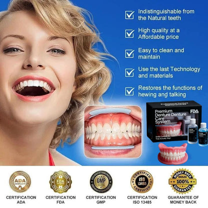 🦷HazyGalaxy™ Custom-Fit Functional Dentures — Made in the USA, Up to 70% OFF for a More Confident Smile!