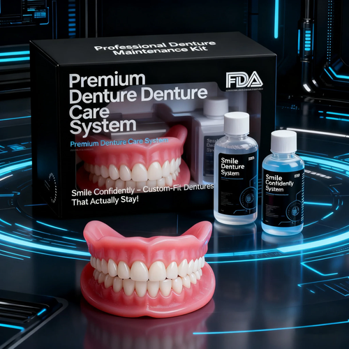 🦷HazyGalaxy™ Custom-Fit Functional Dentures — Made in the USA, Up to 70% OFF for a More Confident Smile!