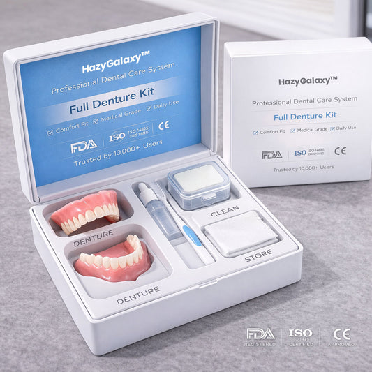 --🦷 HazyGalaxy™ Custom-Fit Dentures ⏰ ENDS TODAY   70% OFF | Smile with Confidence