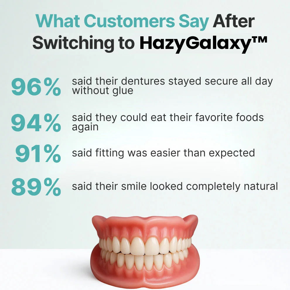 --🦷 HazyGalaxy™ Custom-Fit Dentures ⏰ ENDS TODAY   70% OFF | Smile with Confidence