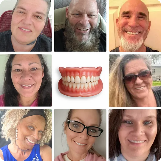 🔥Ends Today: 70% OFF!🦷DarkFairy™ Custom-Fit Full Functional Dentures Make you more confident